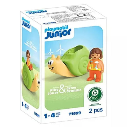 Playmobil 1.2.3 - Rocking Snail with Rattle Feature 71699