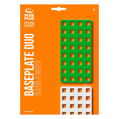 Plus-Plus - BIG - Green & White Baseplate Duo