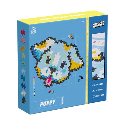Plus-Plus - Puzzle By Number - Puppy 500pc
