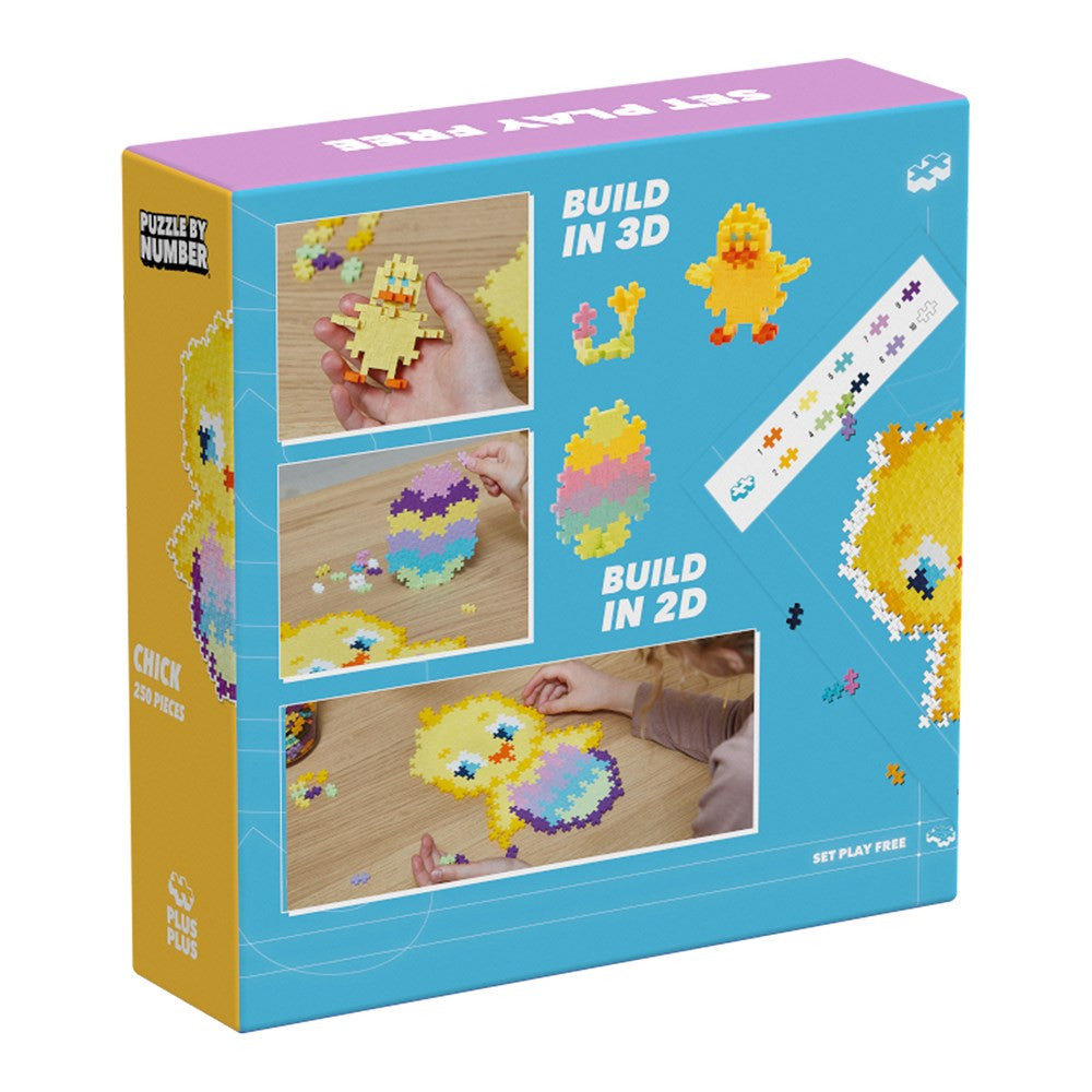 Plus-Plus - Puzzle By Number - Chick 250pc