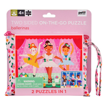 Petit Collage - Ballerina 2-sided Puzzle 49pc