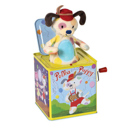 Schylling - Polka Puppy Jack In The Box