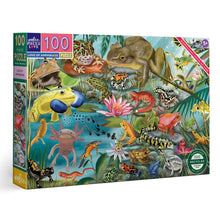 eeBoo 100pc - Love of Amphibians Puzzle