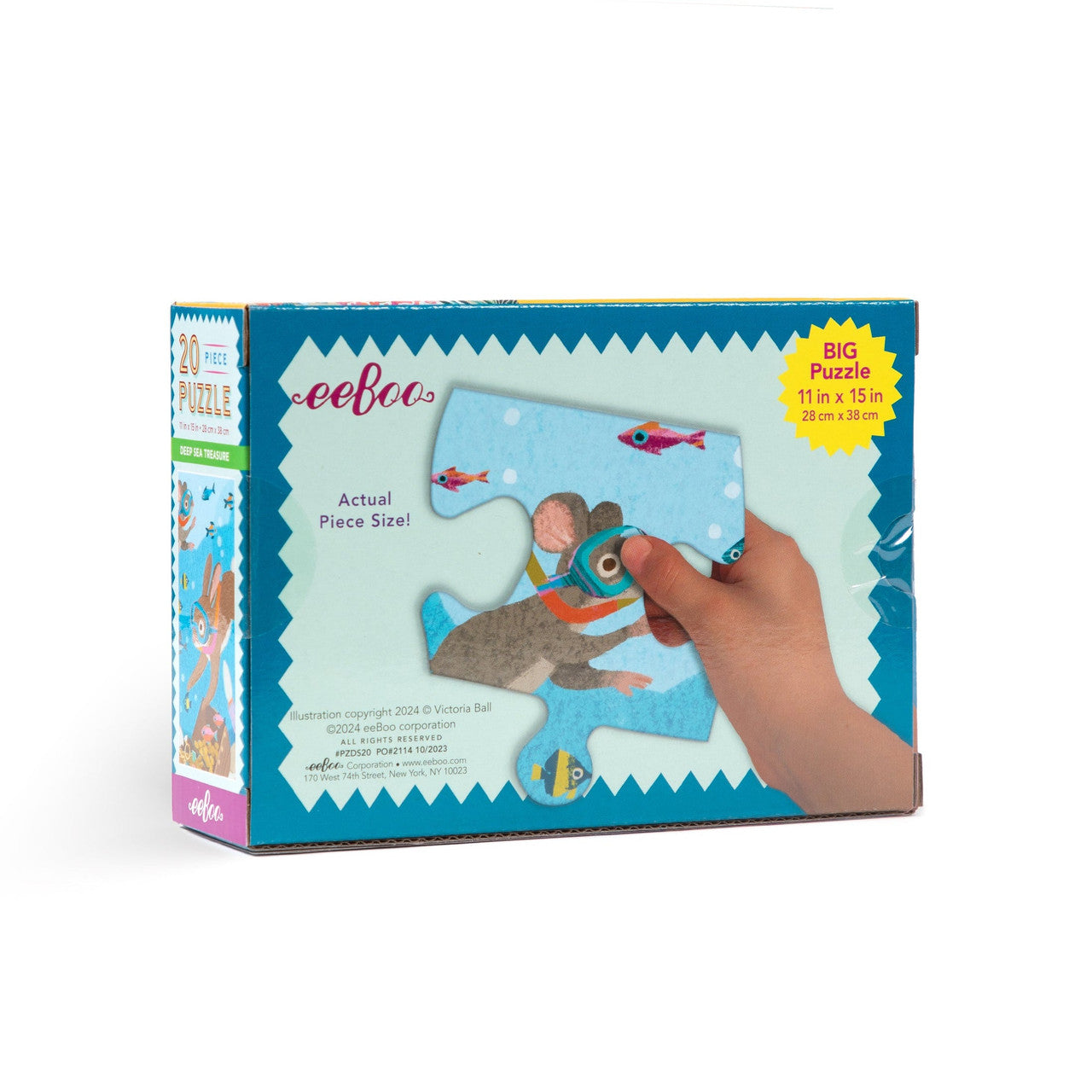eeBoo 20pc - Deep Sea Treasure Puzzle