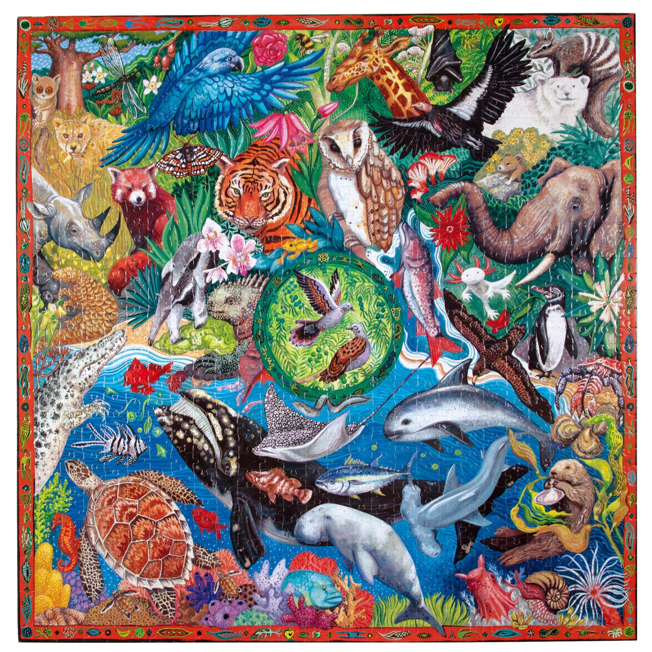 eeBoo 1000pc - Wild World Puzzle