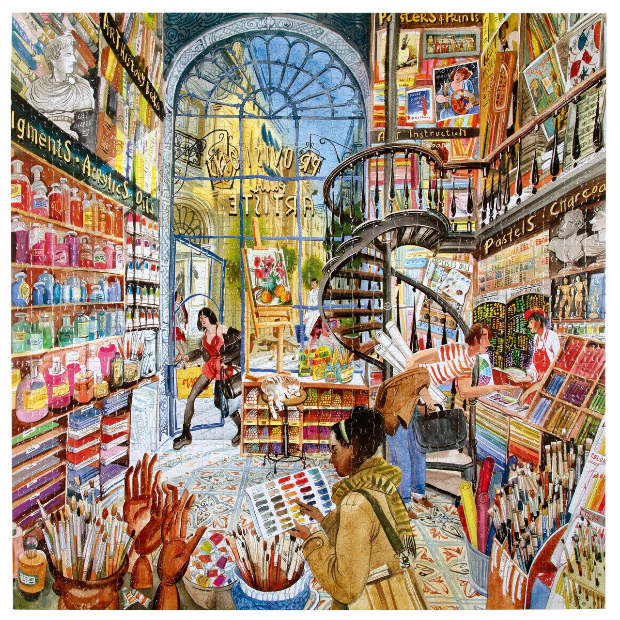 eeBoo 1000pc - Artist Provisions Puzzle