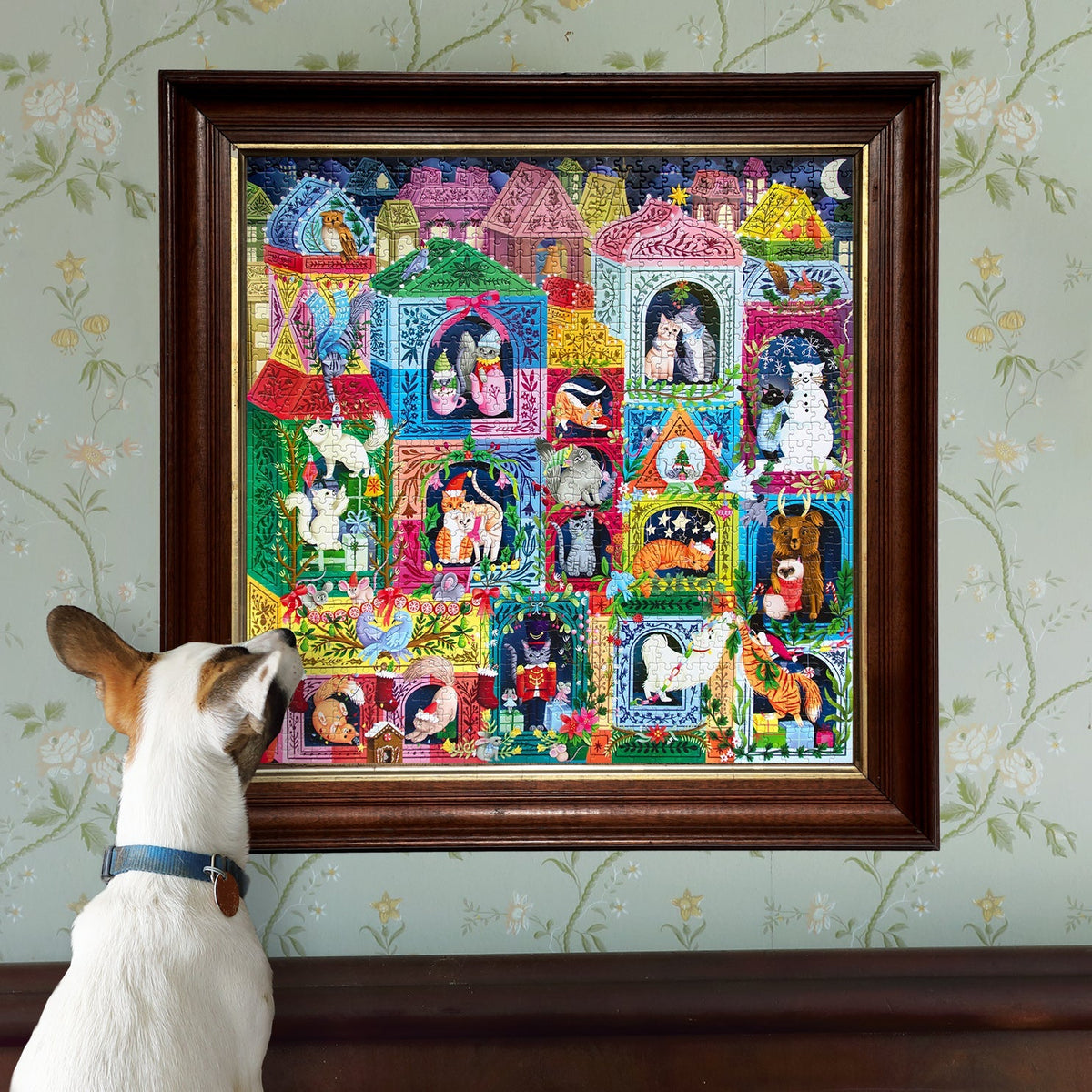 eeBoo 1000pc - Christmas Cats Puzzle