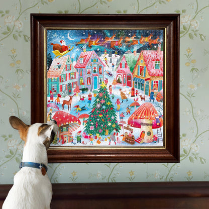 eeBoo 1000pc - Christmas Flight Puzzle