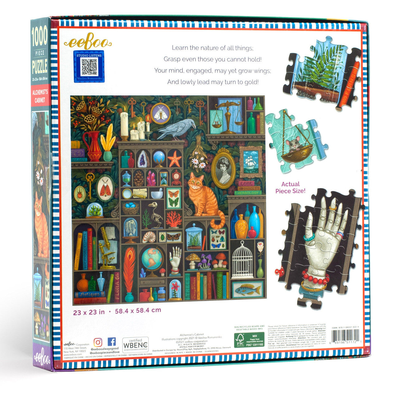 eeBoo 1000pc - Alchemist Cabinet Puzzle