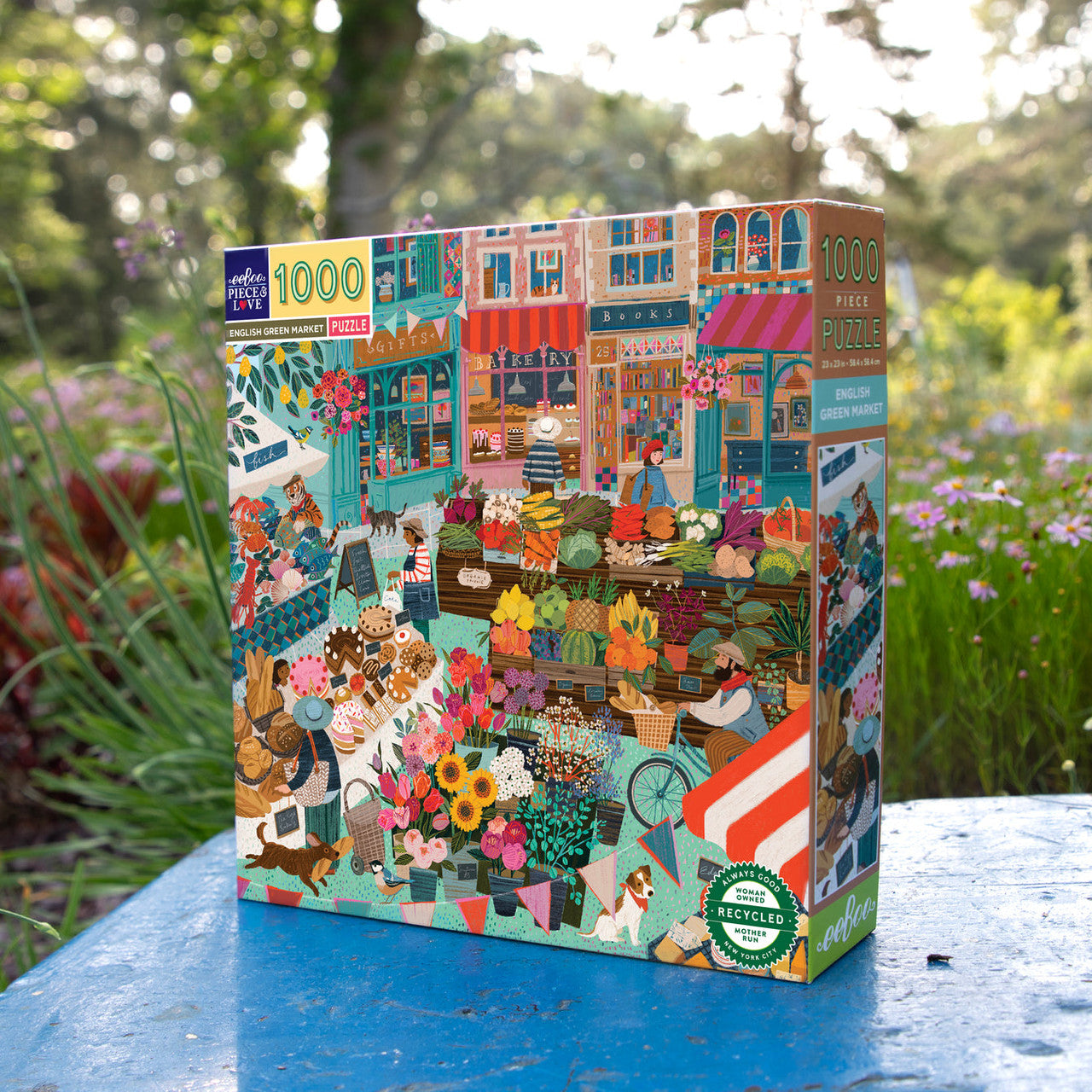 eeBoo 1000pc - English Green Market
