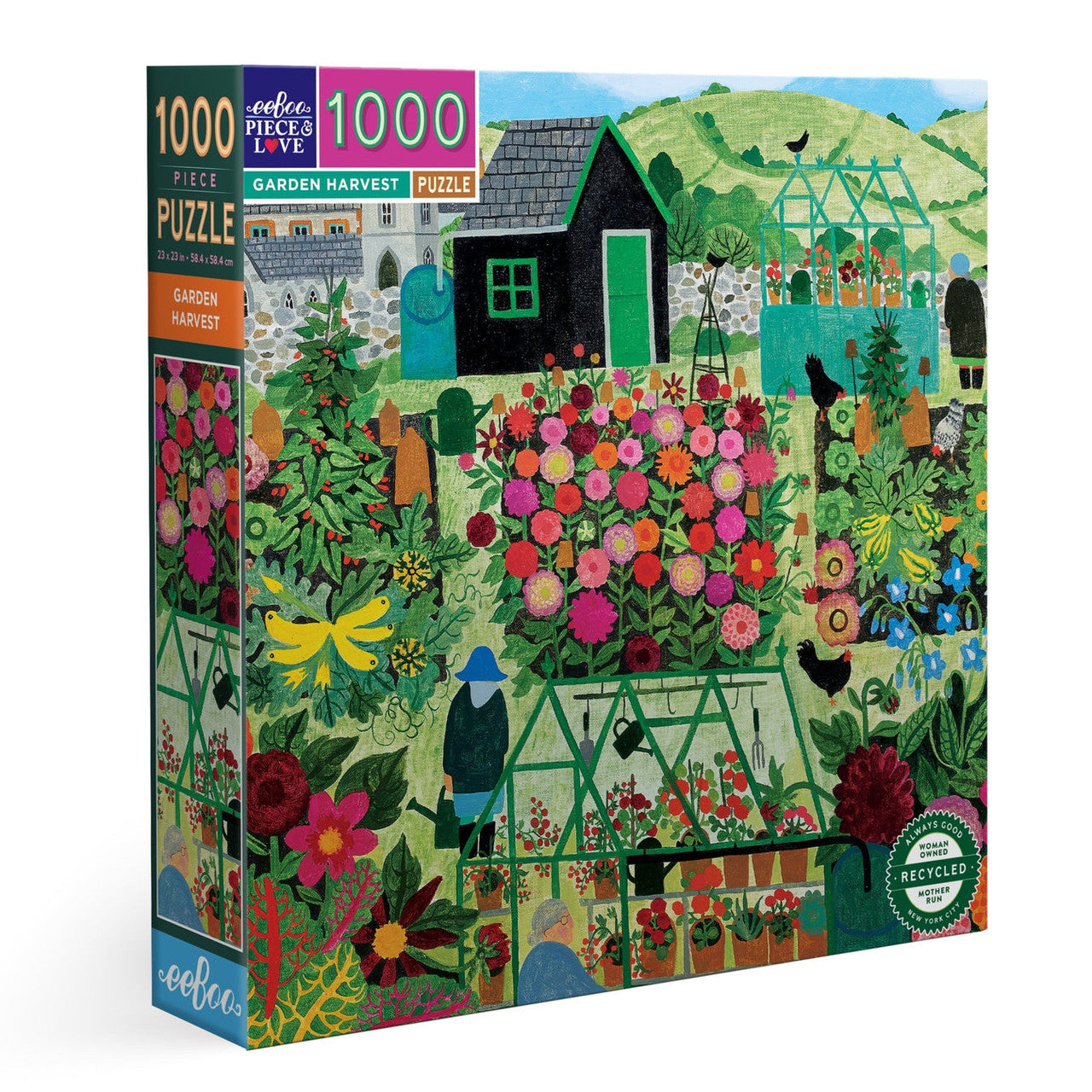 eeBoo 1000pc - Garden Harvest