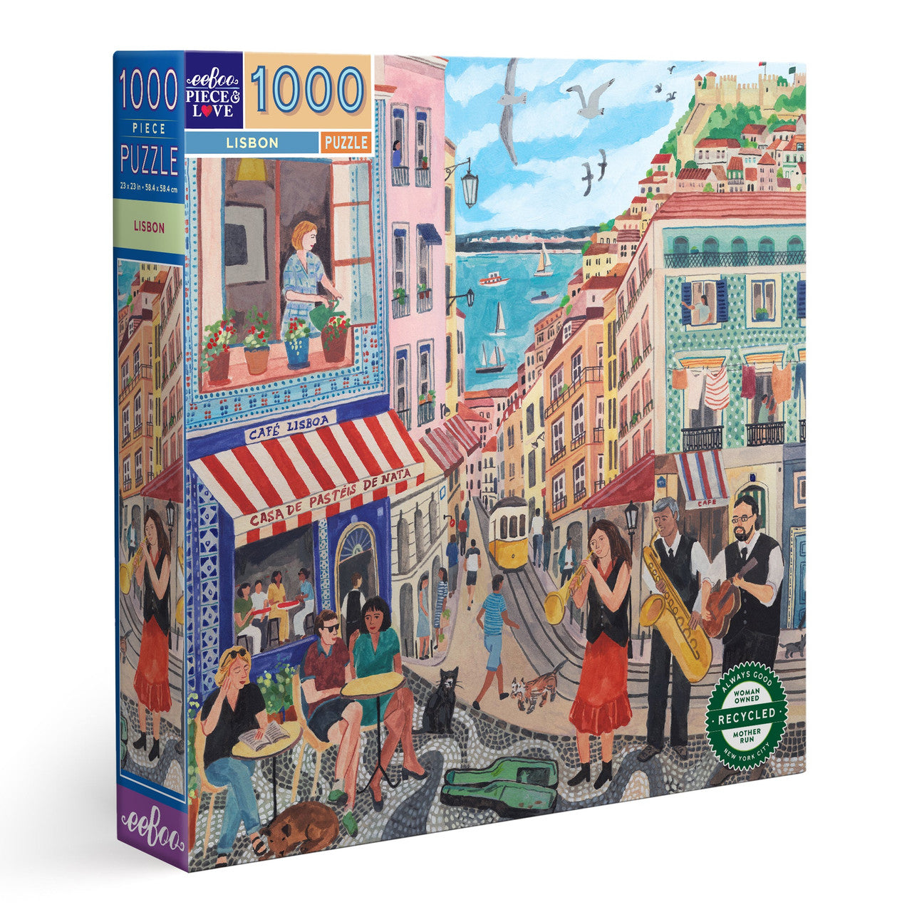 eeBoo 1000pc - Lisbon Puzzle