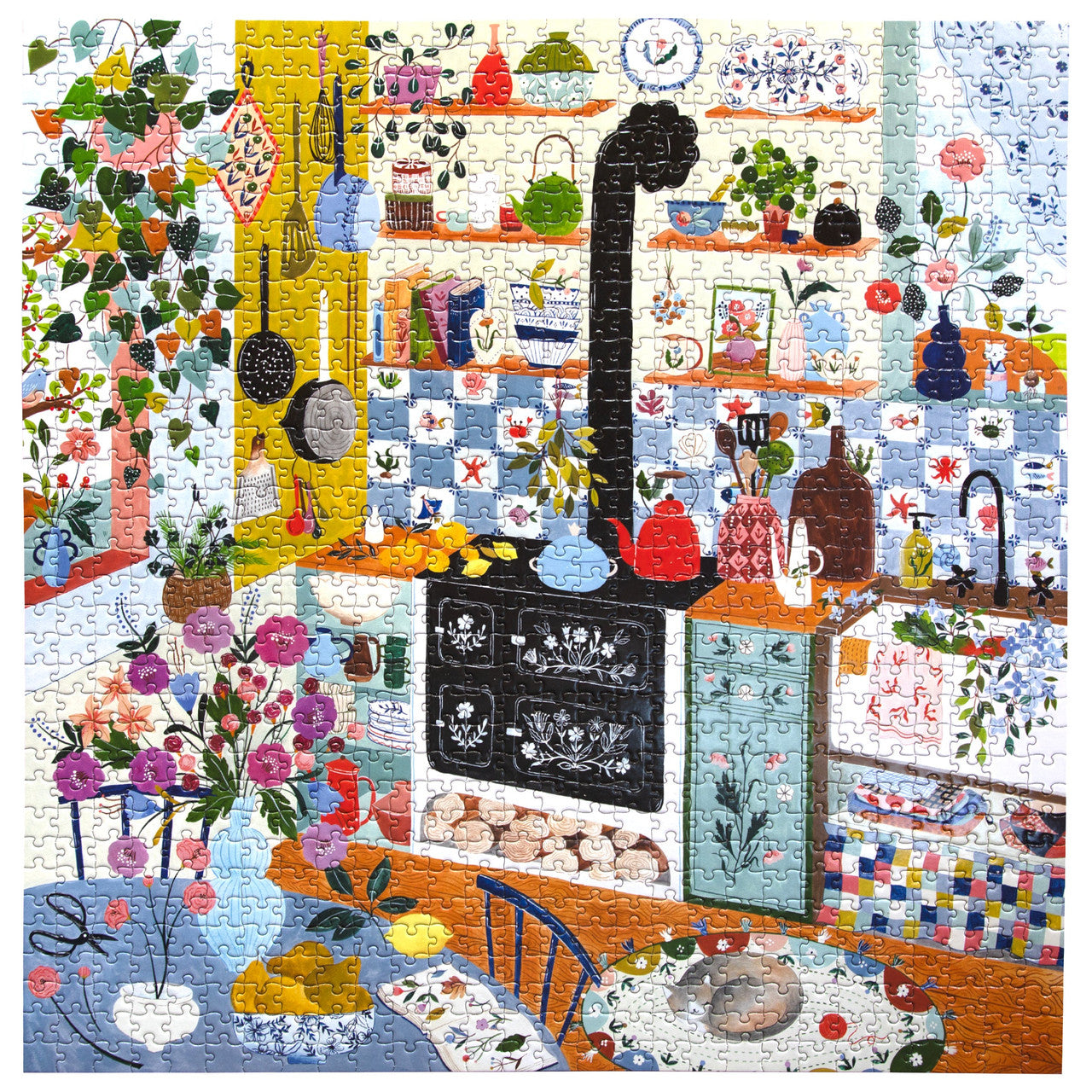 eeBoo 1000pc - Morning Kitchen Puzzle
