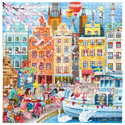 eeBoo 1000pc - Stockholm Puzzle