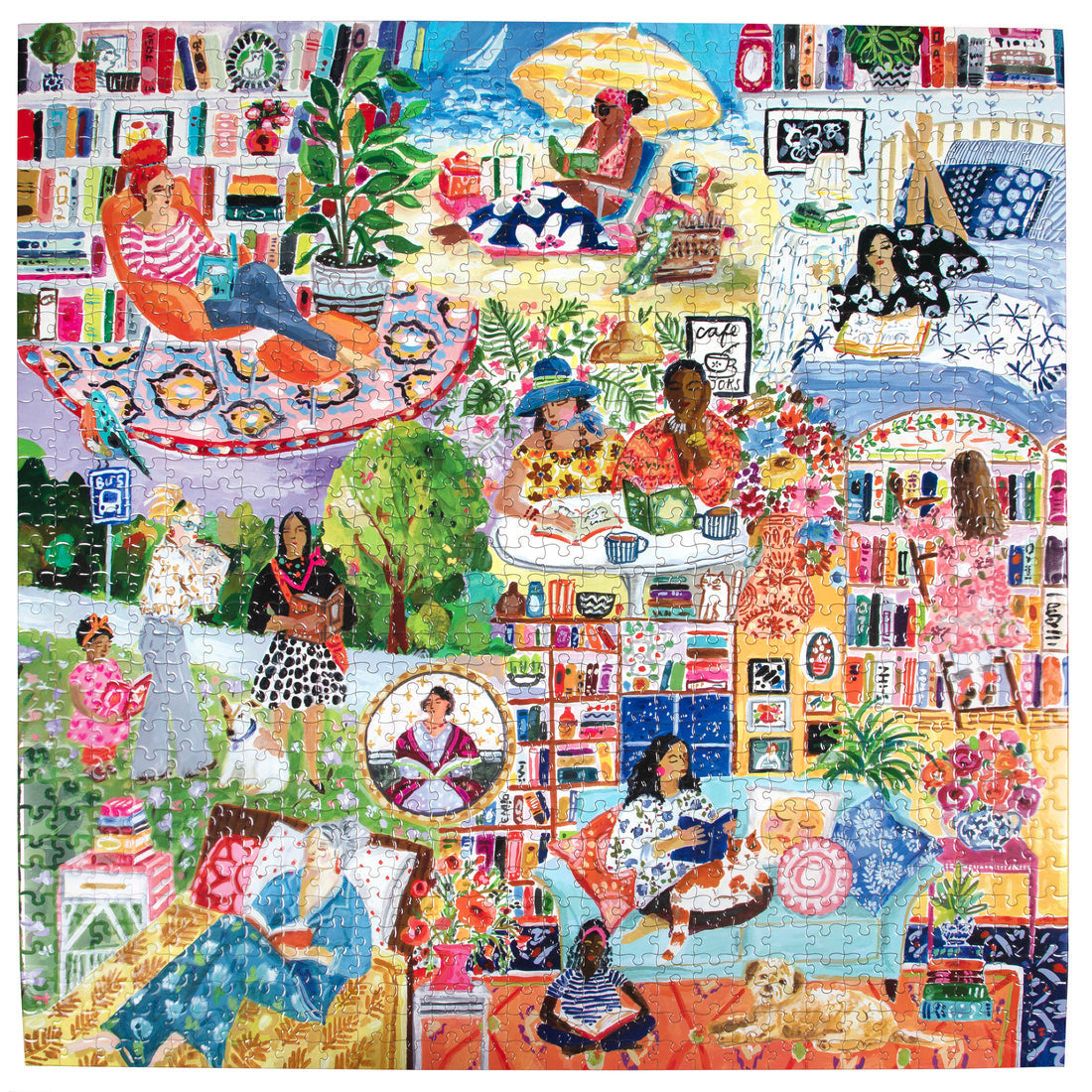 eeBoo 1000pc - Women Reading Puzzle