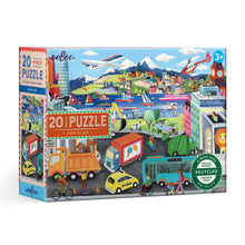 eeBoo 20pc - Vehicles Jigsaw Puzzle