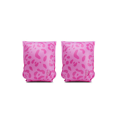Swim Essentials - Swim Arm Bands - Pink Leopard, 2-6 years