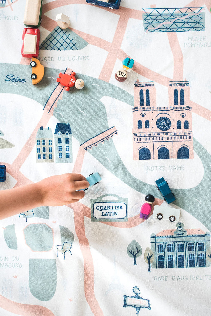Play & Go - Toy Storage Bag - Paris Map