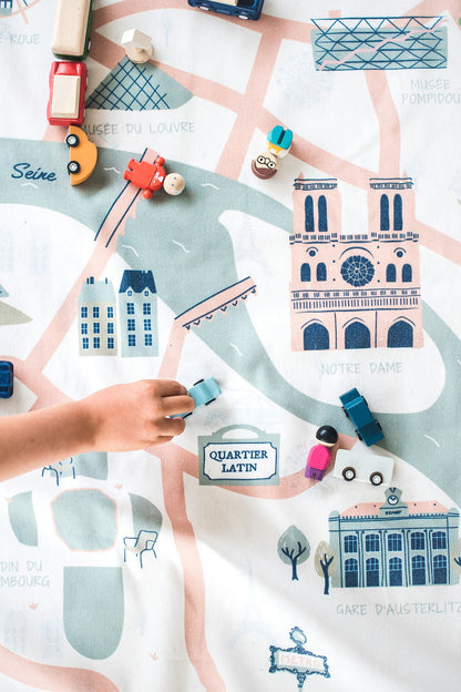 Play & Go - Toy Storage Bag - Paris Map