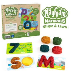Playfoam Naturals Shape & Learn Letters & Numbers