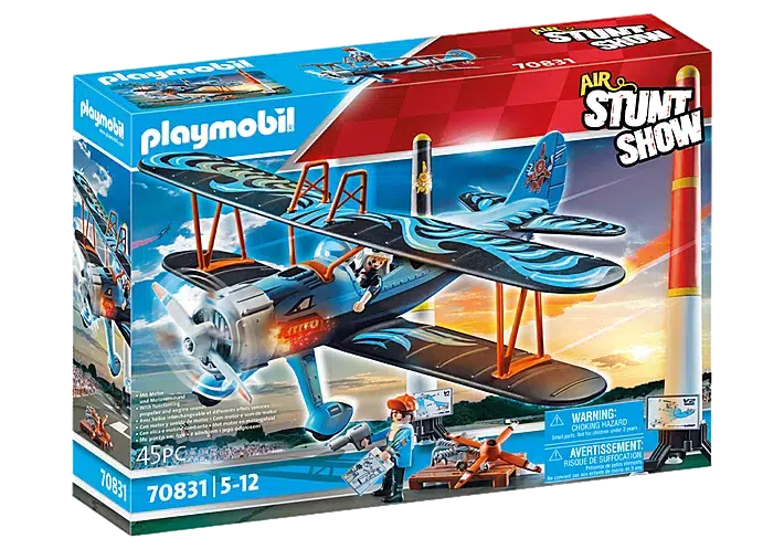 Playmobil Stunt Show - Air Stunt Show Phoenix Biplane 70831