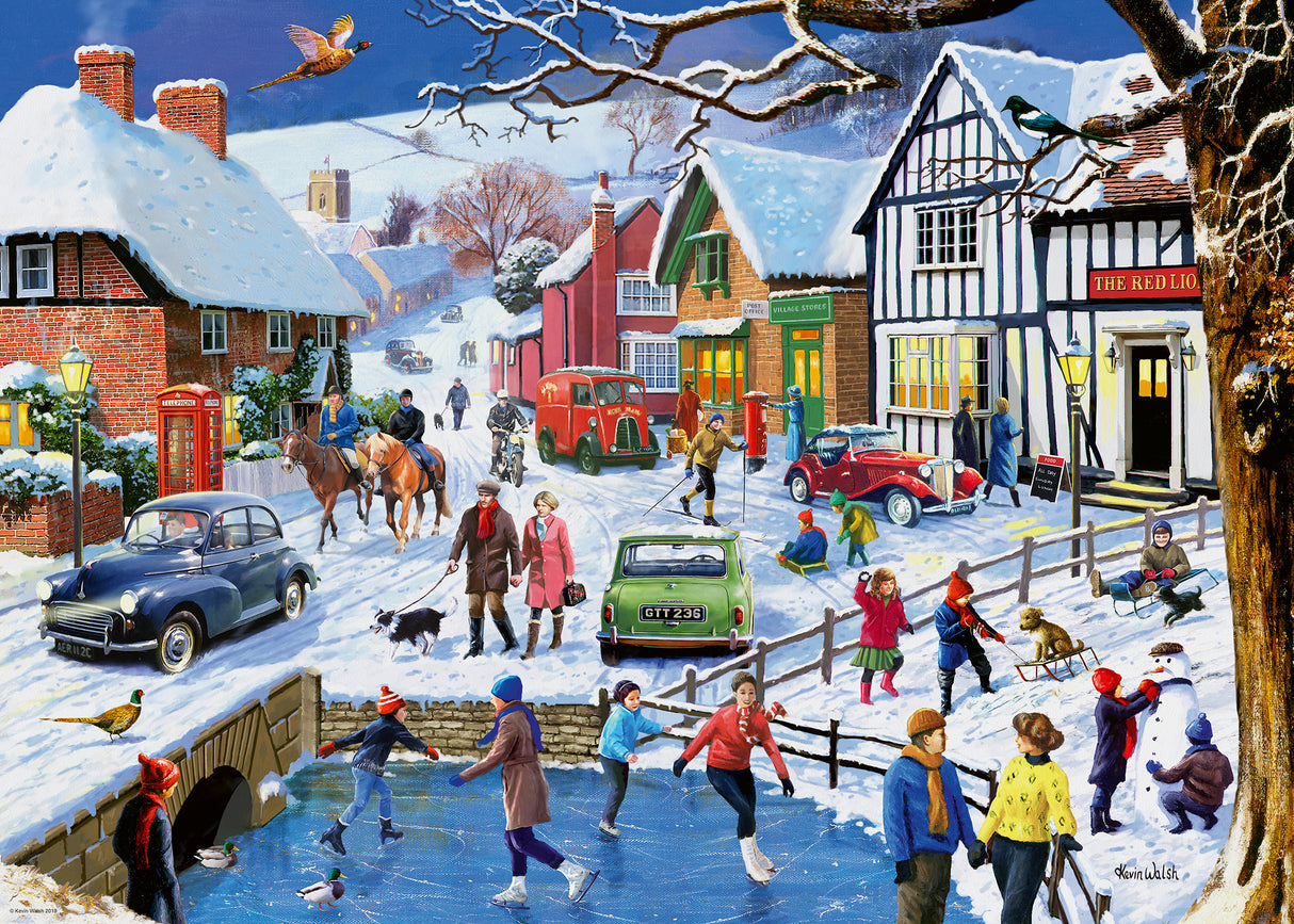 Ravensburger 1000pc - Winter Village - Leisure Days No.3