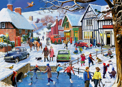 Ravensburger 1000pc - Winter Village - Leisure Days No.3
