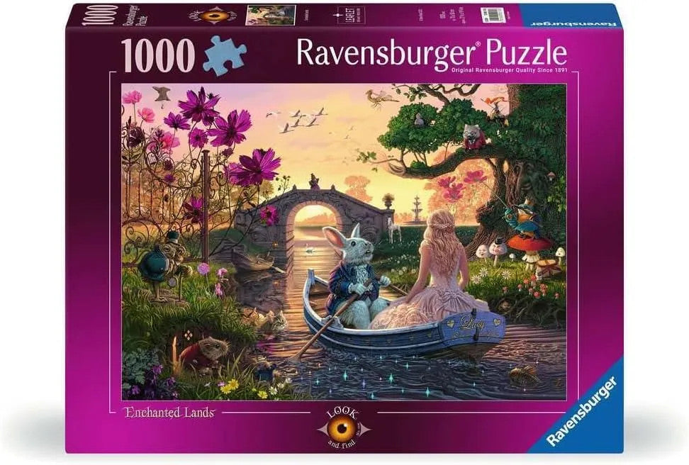 Ravensburger 1000pc - Enchanted Lands Look & Find Puzzle