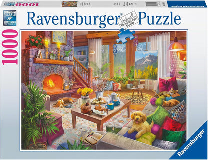 Ravensburger 1000pc - Cozy Cabin Puzzle