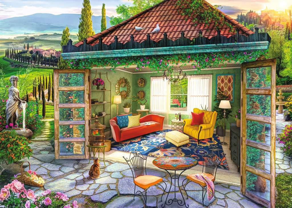 Ravensburger 1000pc - Tuscan Oasis Puzzle