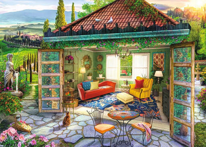Ravensburger 1000pc - Tuscan Oasis Puzzle