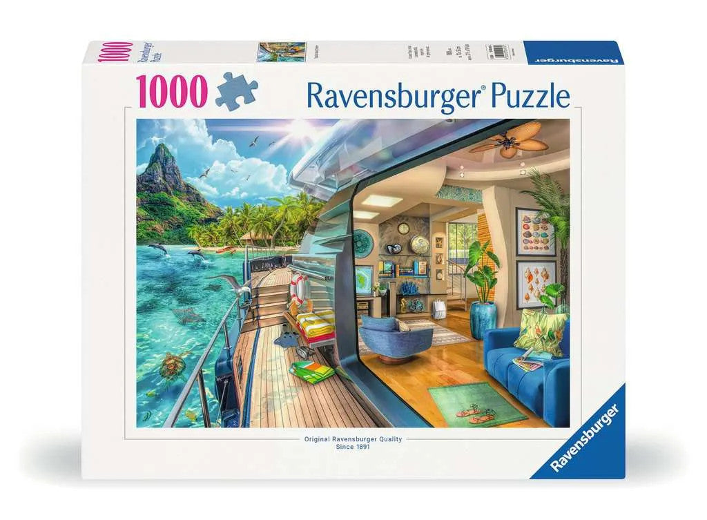 Ravensburger 1000pc - Tropical Island Charter Puzzle