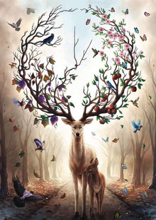 Ravensburger 1000pc - Magical Deer Puzzle