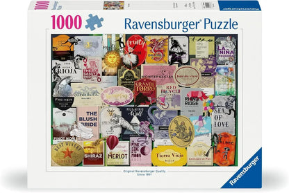 Ravensburger 1000pc -  Wine Labels