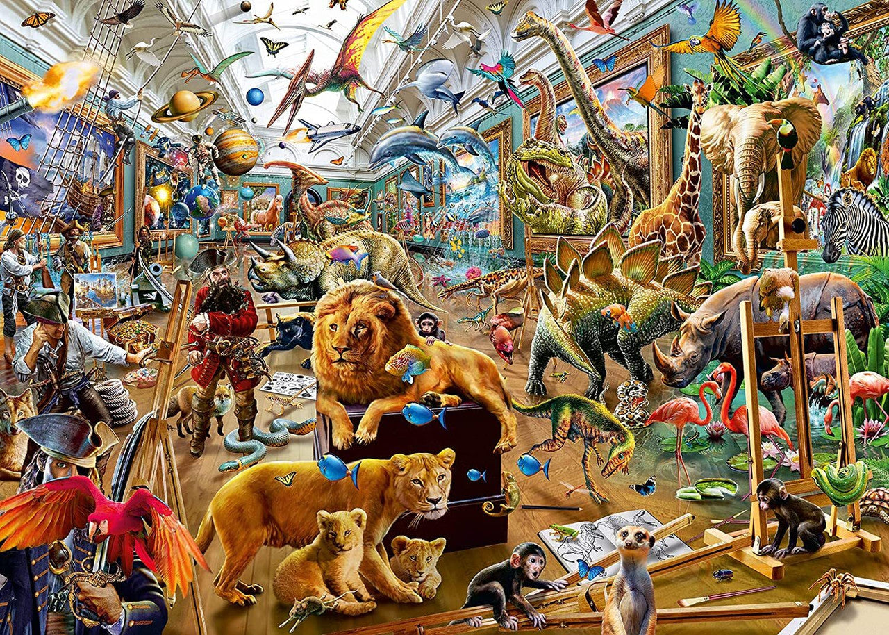 Ravensburger 1000pc - Chaos in the Gallery Puzzle