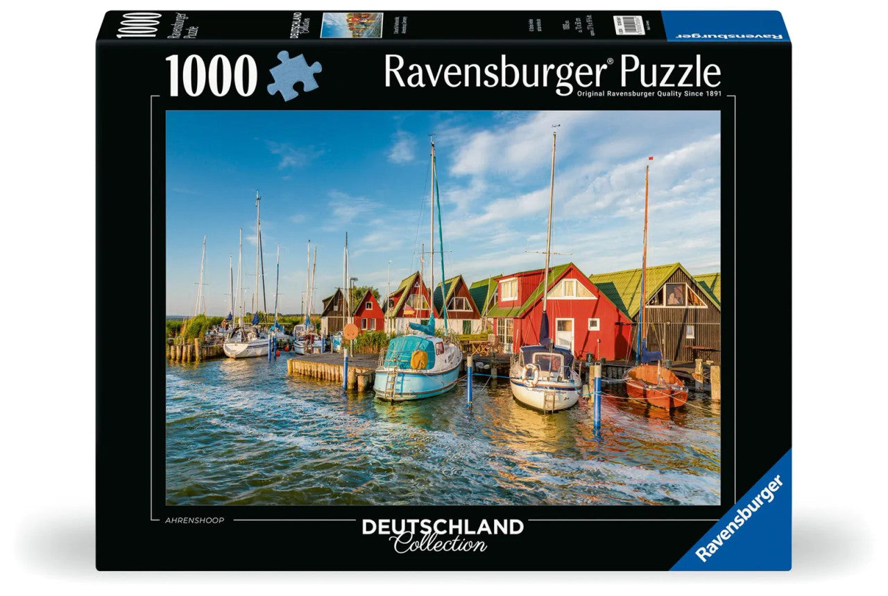 Ravensburger 1000pc - Colourful Harbourside Germany Puzzle