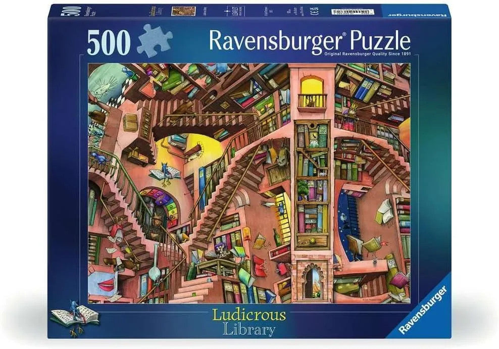 Ravensburger 500pc - Ludicrous Library Puzzle