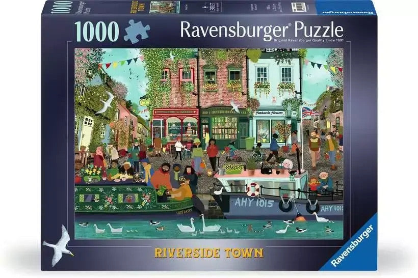 Ravensburger 1000pc - Riverside Town Puzzle