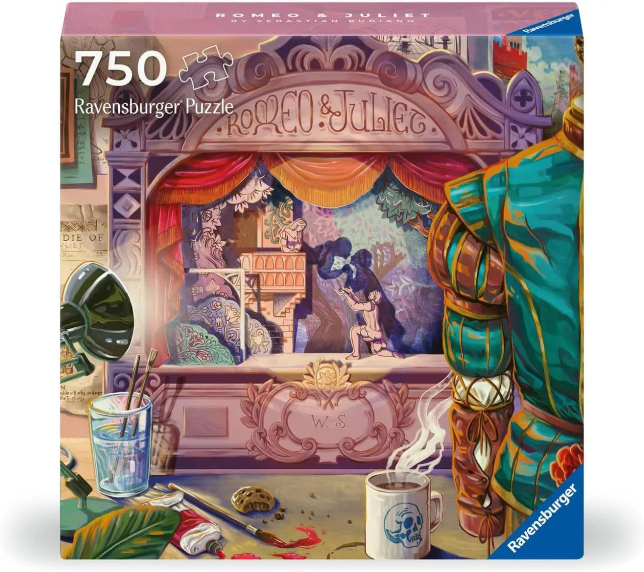 Ravensburger 750pc - Romeo & Juliet Art & Soul Square Puzzle