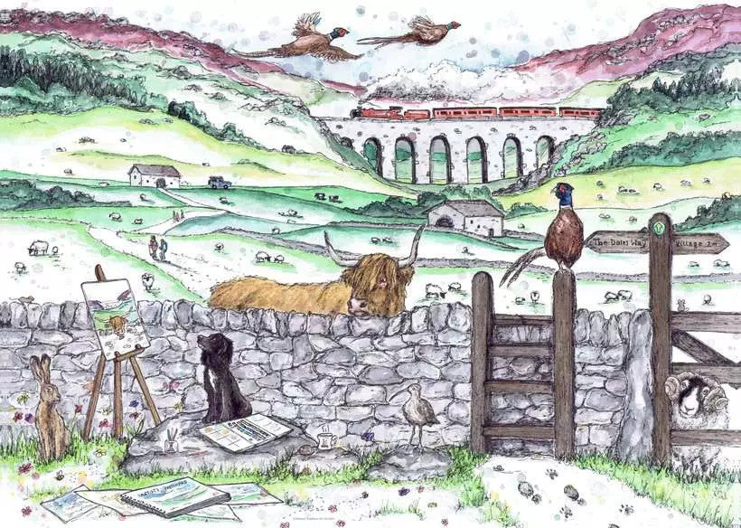 Ravensburger 1000pc - Yorkshire Dales Puzzle