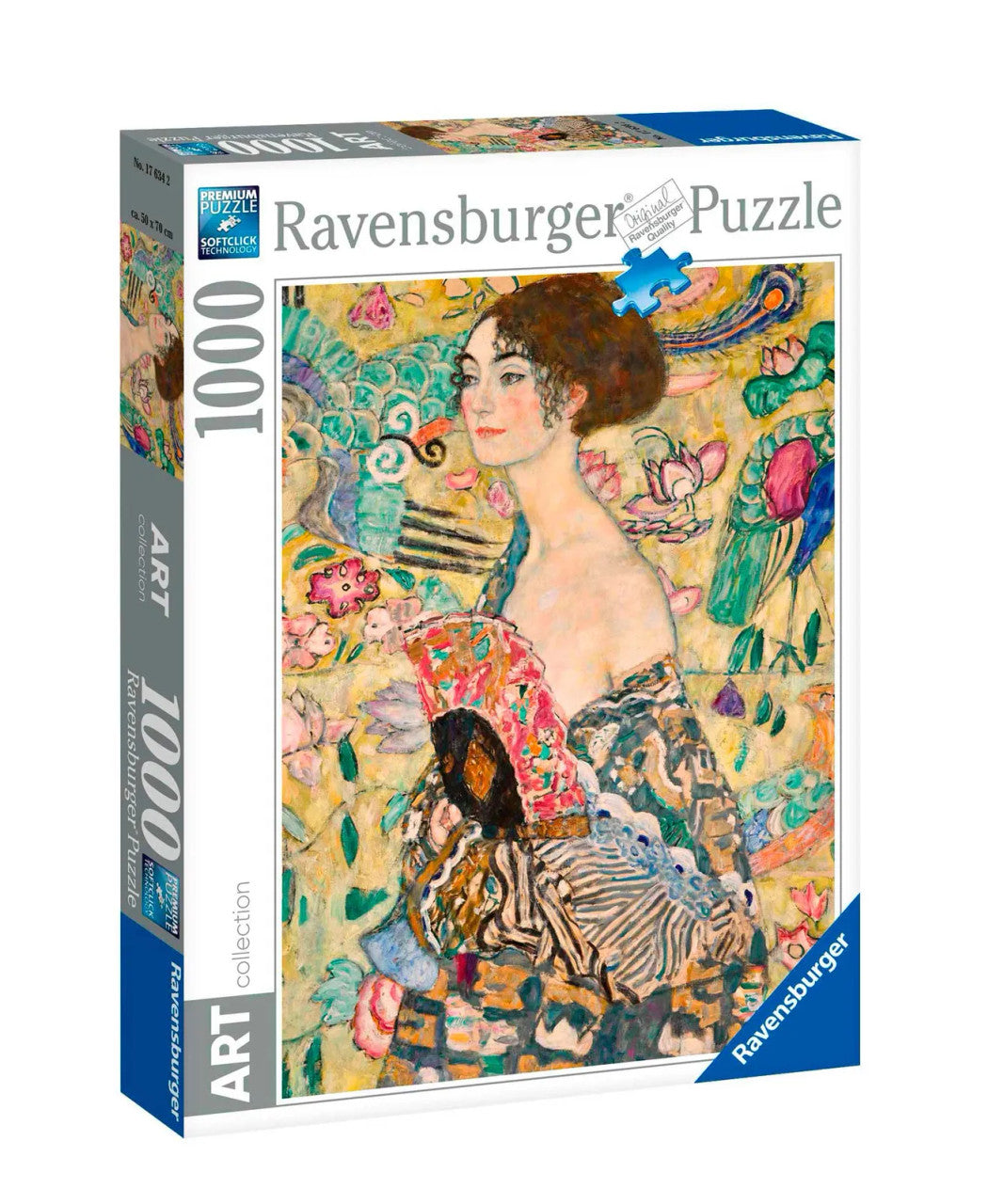 Ravensburger 1000pc - Klimt: Lady with a Fan Puzzle