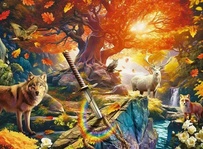 Ravensburger 500pc - Excalibur Forest Puzzle