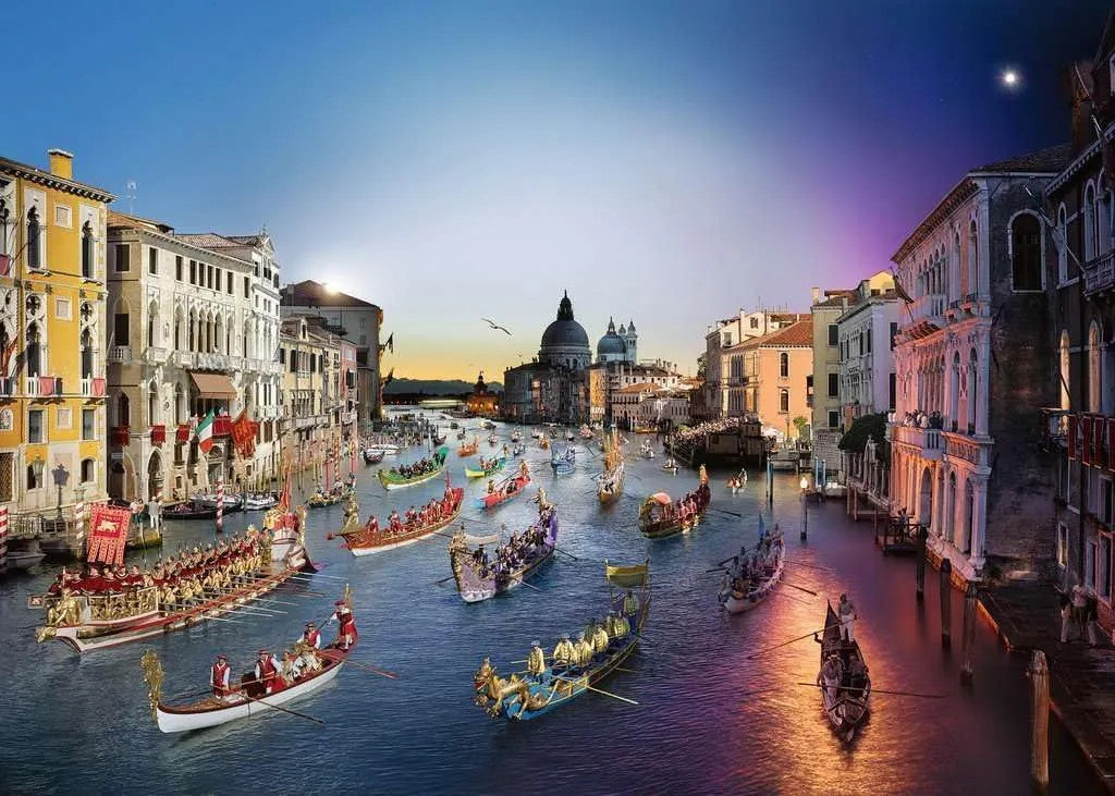 Ravensburger 1000pc - Venice Day to Night Puzzle