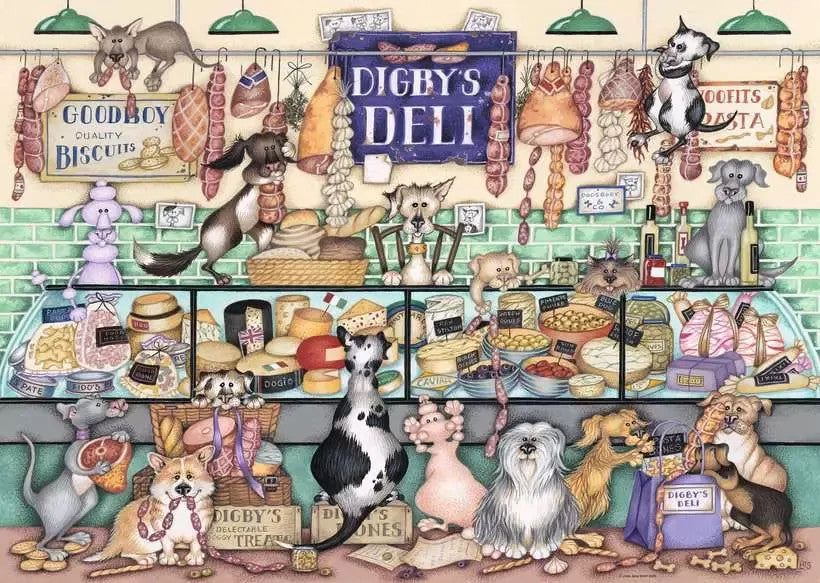 Ravensburger 1000pc - Dapper Dogs: Digby's Deli Puzzle