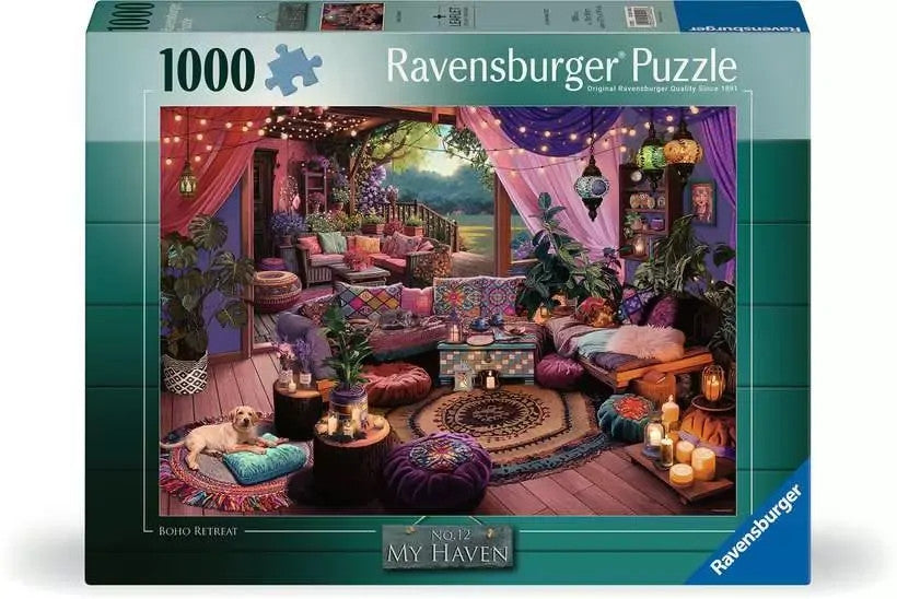 Ravensburger 1000pc - My Haven No. 12 - Boho Retreat Puzzle