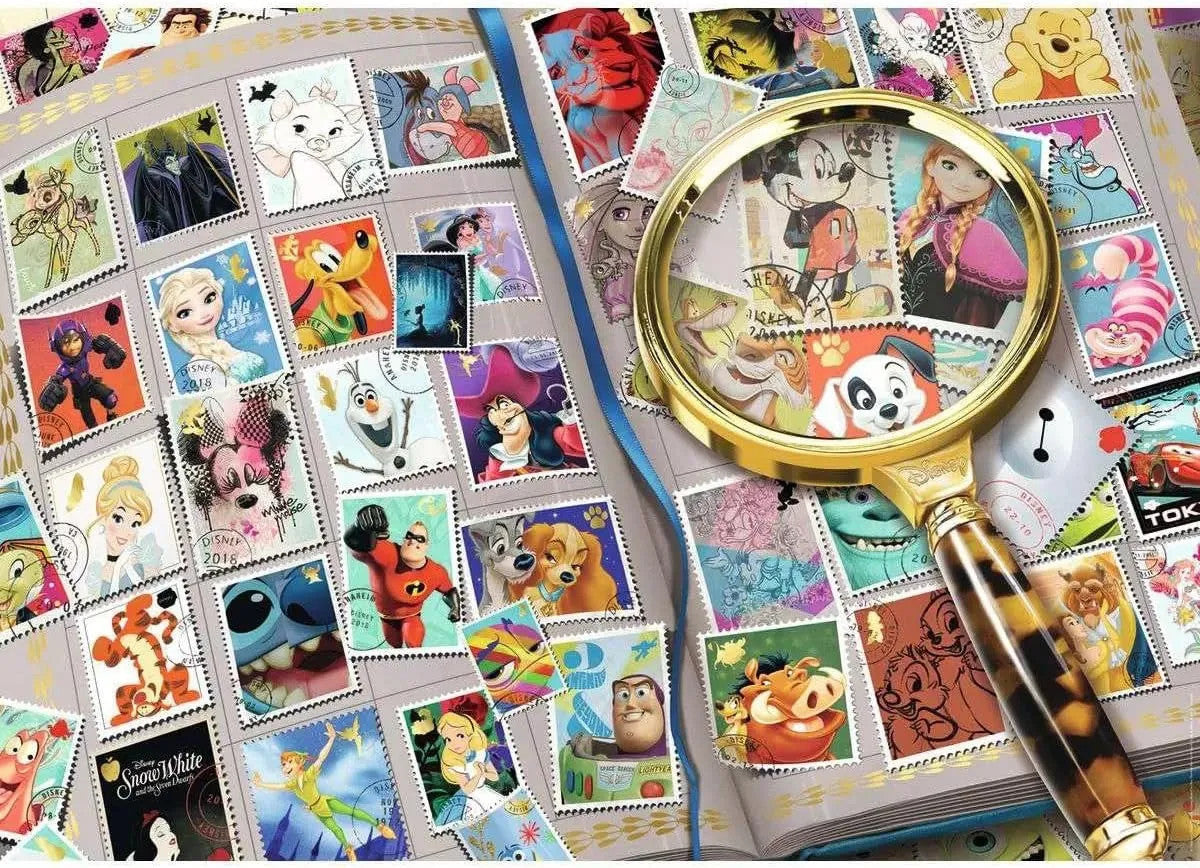 Ravensburger 1000pc - Disney Stamp Album Puzzle *Minor Box Damage*
