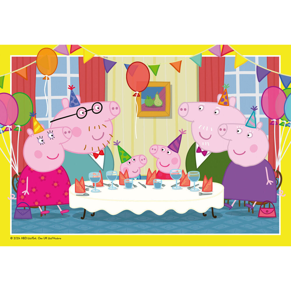Ravensburger 2x12pc - Peppa Pig, Time To Celebrate Puzzle