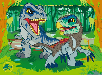 Ravensburger - Jurassic World Explorers 4 in a Box - 12, 16, 20, 24pc Puzzles
