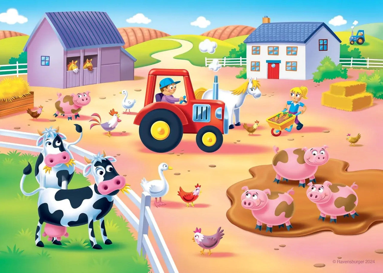 Ravensburger - My First Puzzles 6, 8, 10, 12pc - How Many Can You Count? Puzzles