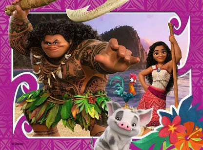 Ravensburger  - Moana 4 in a Box - 12, 16, 20, 24pc